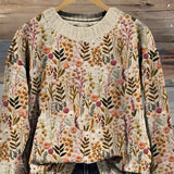 Pull Femme Élégant Floral Confortable 1