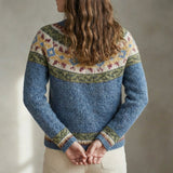 Damenpullover Retro Bequem Moderner Komfort Garderobe