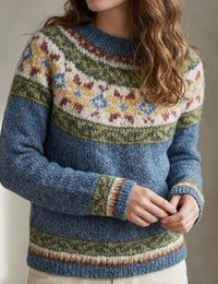 Damenpullover Retro Bequem Moderner Komfort Garderobe