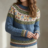 Damenpullover Retro Bequem Moderner Komfort Garderobe