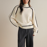 Pull Femme Élégant à Col Roulé 2