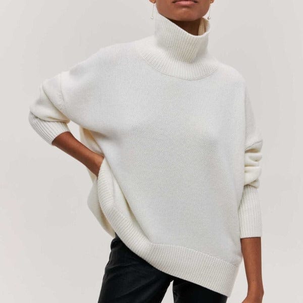 Pull Femme Élégant à Col Roulé 5
