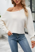 Elegancki sweter damski z rękawami typu dolman kolekcja jesienna