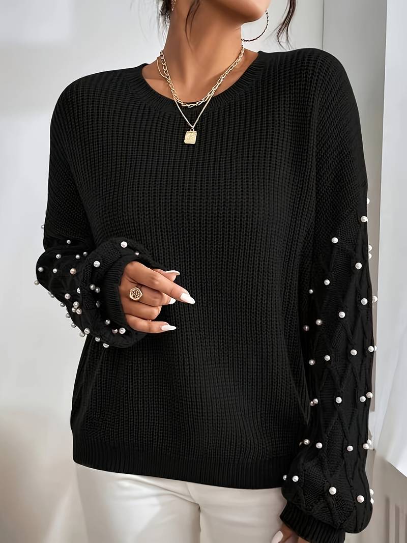 Pull Femme Élégant à Manches Longues 2
