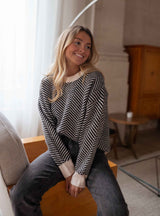 Pull Femme Élégant à Motifs 8