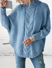 Bequemer Damenpullover, Strick Herbstkollektion