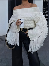 Katelynn | Pull Femme Épaules Dénudées Chic