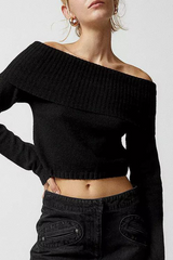 Pull Femme Épaules Dénudées Élégant 6