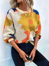 Pull Femme Floral Artistique Confortable 0