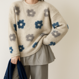 Pull Femme Floral Élégant Confortable 4