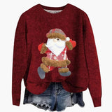 Pull Femme Manches Longues Col Rond 1