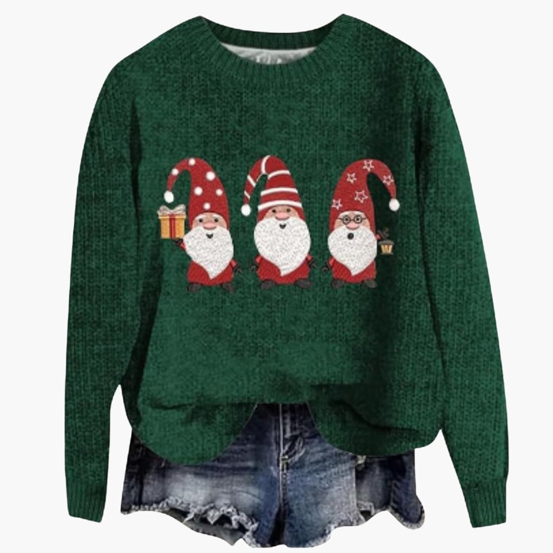 Pull Femme Manches Longues Col Rond 4