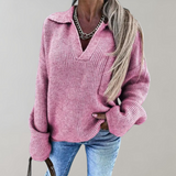 Pull Femme Oversize Chic Col V 3