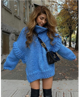 Pull Femme Oversize Tricoté Chic 2