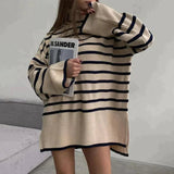 Pull Femme Oversize à Col Roulé Décontracté 3