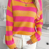 Pull Femme Rayé Col Roulé Confortable 9