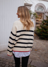 Pull Femme Rayé Élégant à Manches Longues 6