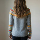 Damenpullover Retro Strick Moderner Komfort Vintage Mode