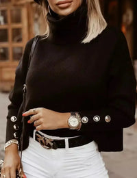 Pull Femme Surdimensionné Col Roulé Autumn Collection