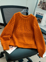 Pull Femme Torsadé Chic Décontracté 1