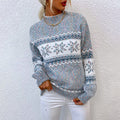 Damski sweter vintage z miękkiej mieszanki, kolekcja jesienna