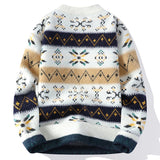 Pull Femme Vintage Imprimé Chic 1