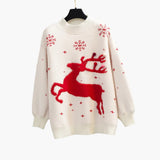 Pull Femme de Noël à Motif Renne 1
