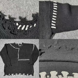 Pull Homme Hiver Élégant Tricoté 6