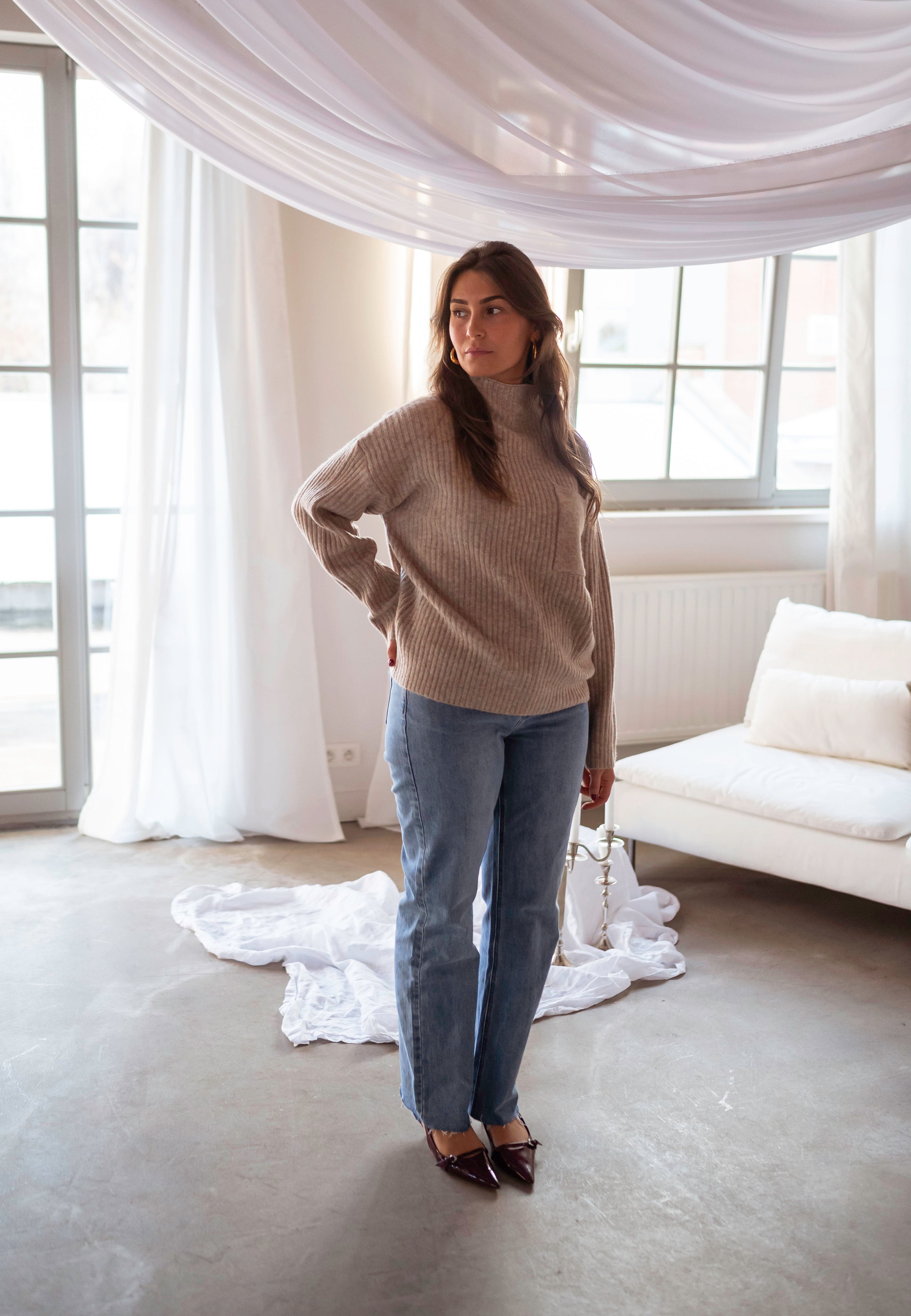 Pull Tricoté Doux Femme 5