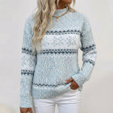 Pull Vintage Femme pour Noël Polaire Mode Tendance