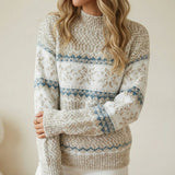 Pull Vintage Femme pour Noël Polaire Mode Tendance