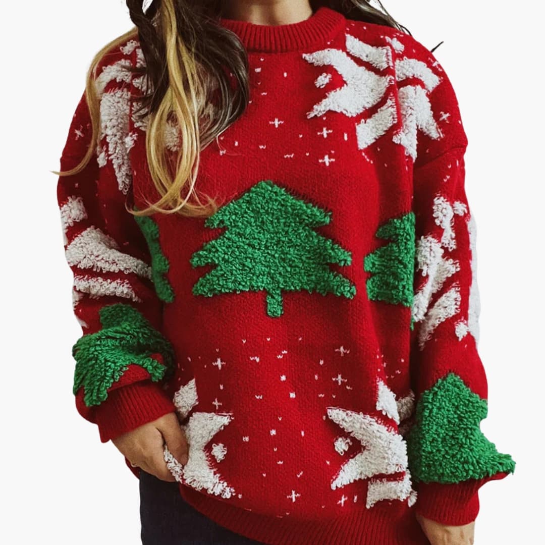 Pull de Noël Femme Festif Élégant 2