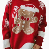 Pull de Noël Femme avec Motif Hivernal 0
