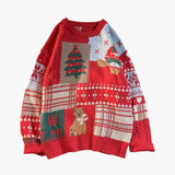 Pull de Noël Unisexe Classique à Motif Tricoté 1