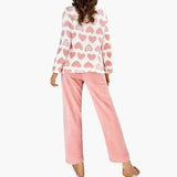Pyjama Femme Élégant 2 Pièces Imprimé 1