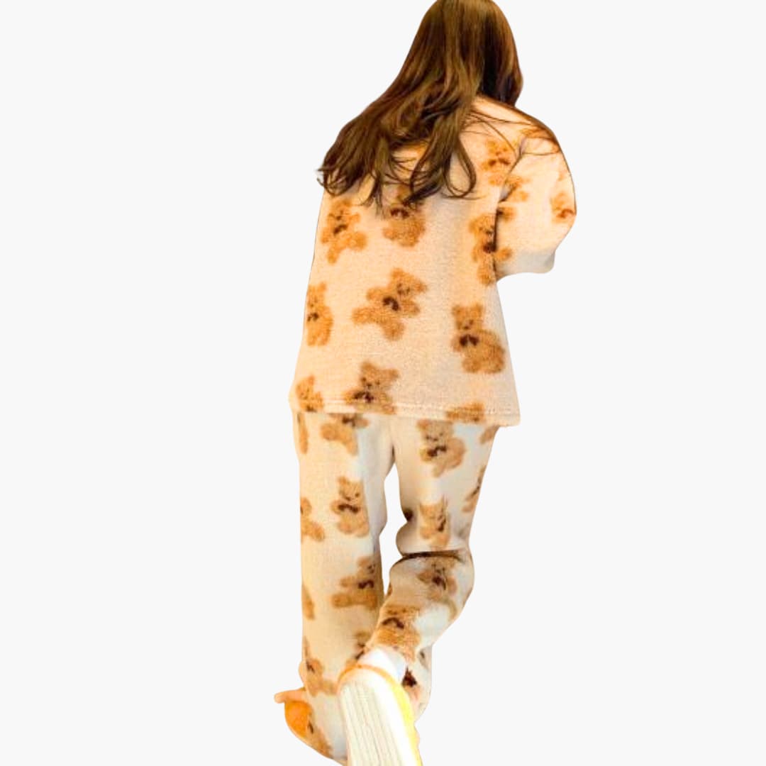 Pyjama Polaire Femme Hiver Confortable 3
