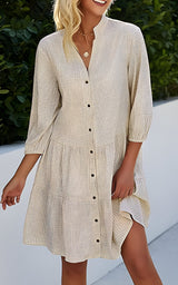 Maeva | Robe Midi Chic Femme Polyvalente