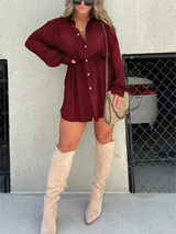 Robe Femme Élégante en Satin Romper 1