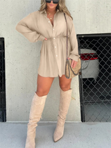 Robe Femme Élégante en Satin Romper 11
