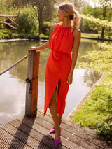 Calypso | Robe Femme Midi Élégante et Confortable