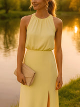 Calypso | Robe Femme Midi Élégante et Confortable