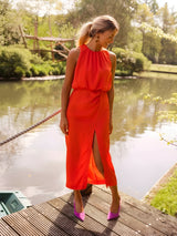 Calypso | Robe Femme Midi Élégante et Confortable
