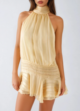 Robe Femme Mini Élégante en Chiffon 7