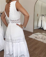 Robe Longue Bohème Femme Été Élégante 1