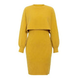 Robe Longue Femme Chic à Effet Deux Pièces 5