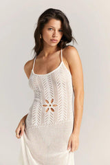 Robe Longue Femme Chic en Maille 4