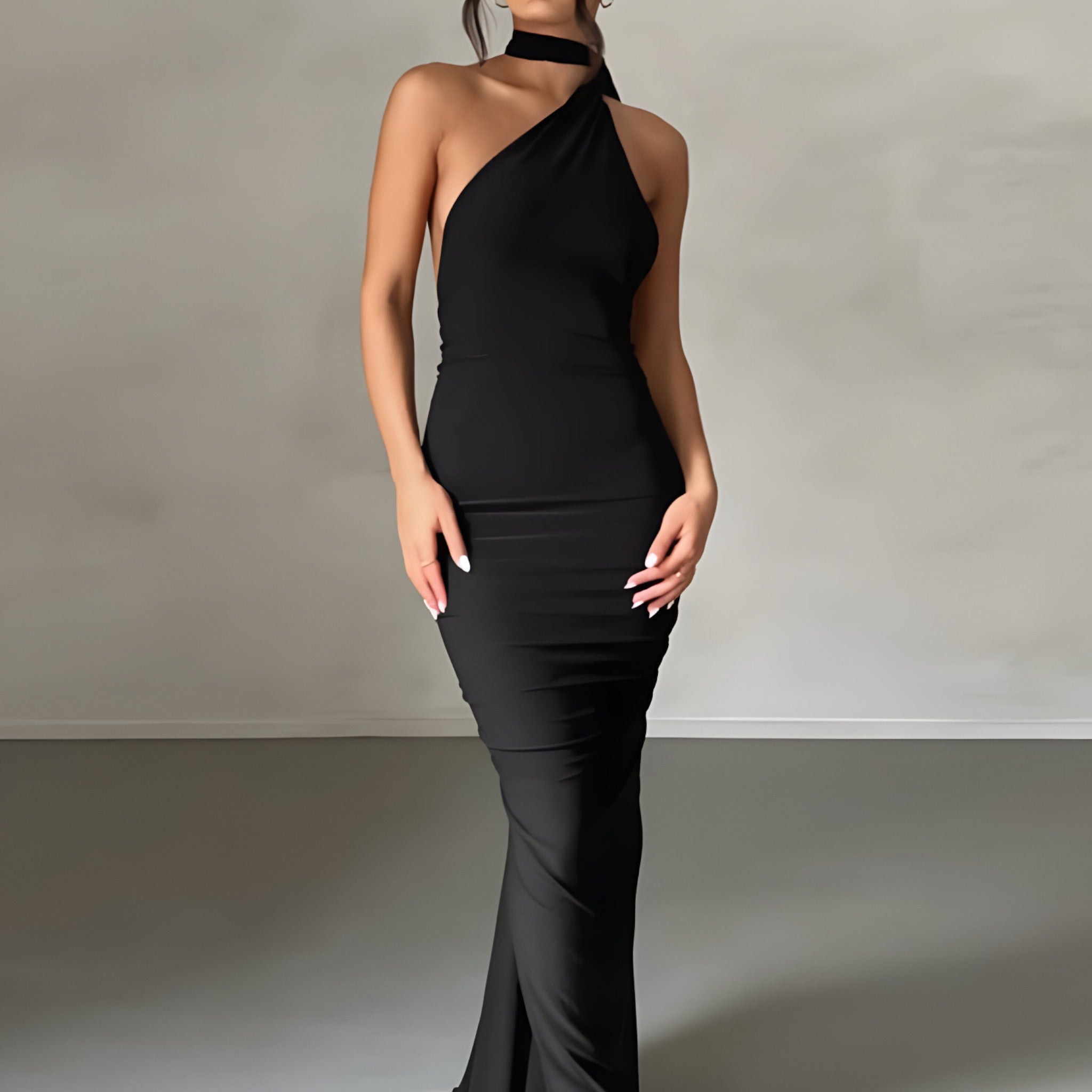 Romilly | Robe Longue Femme Élégante Dos Nu