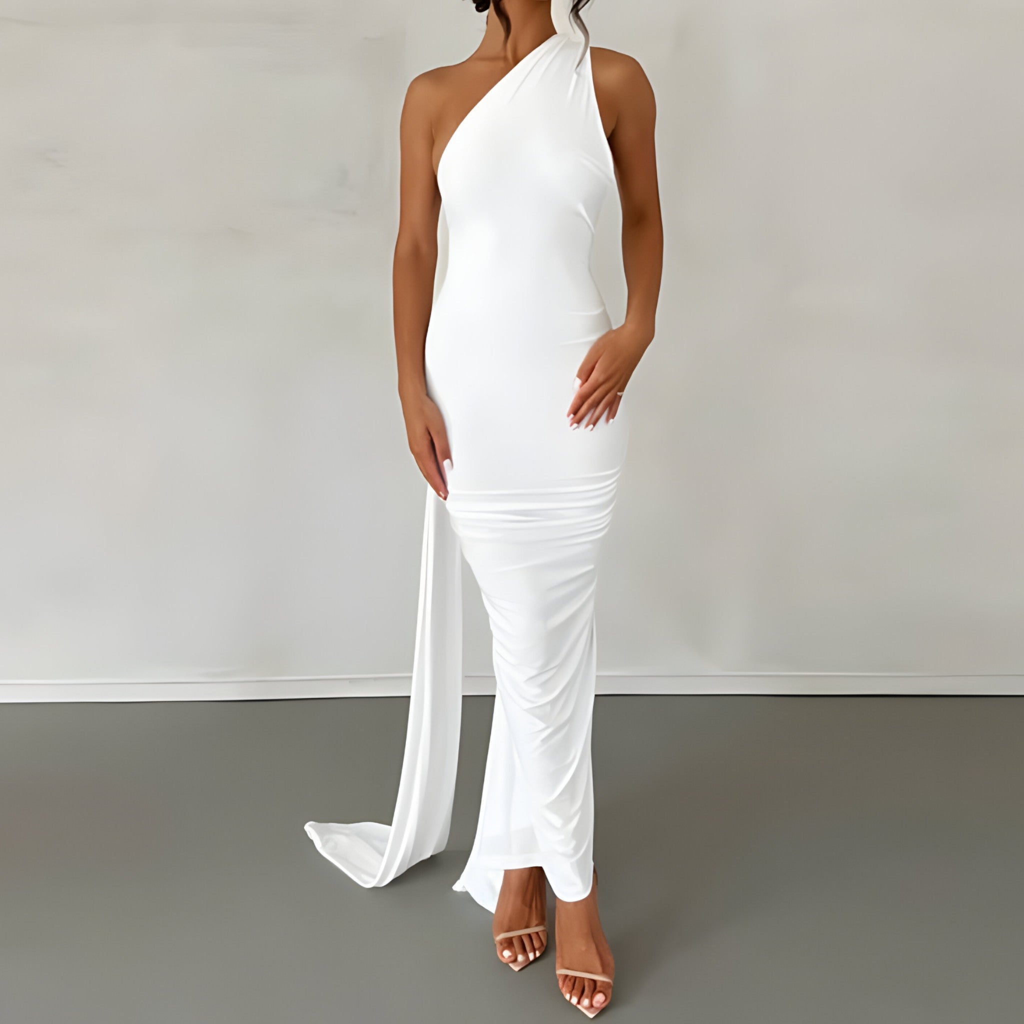 Romilly | Robe Longue Femme Élégante Dos Nu