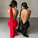 Romilly | Robe Longue Femme Élégante Dos Nu