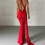 Romilly | Robe Longue Femme Élégante Dos Nu